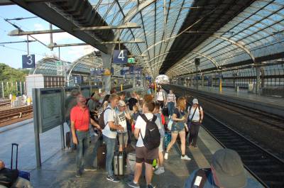 An und Abreise mit dem ICE war für einige Kinder ebenfalls Premiere